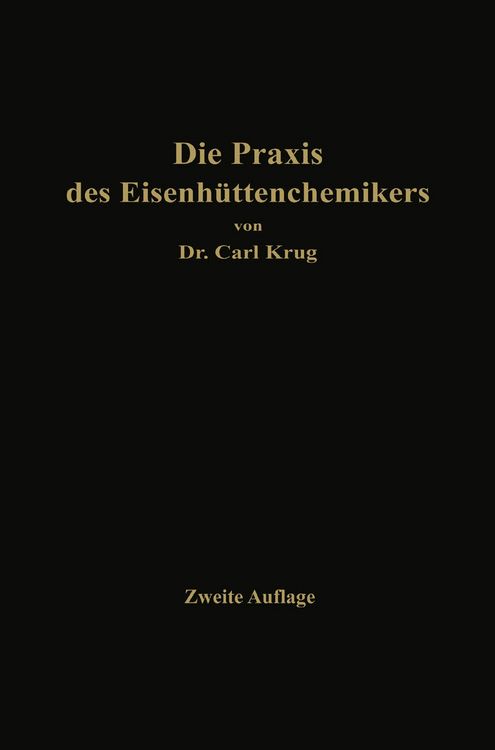 Produktbild: Die Praxis des Eisenh&uuml;ttenchemikers