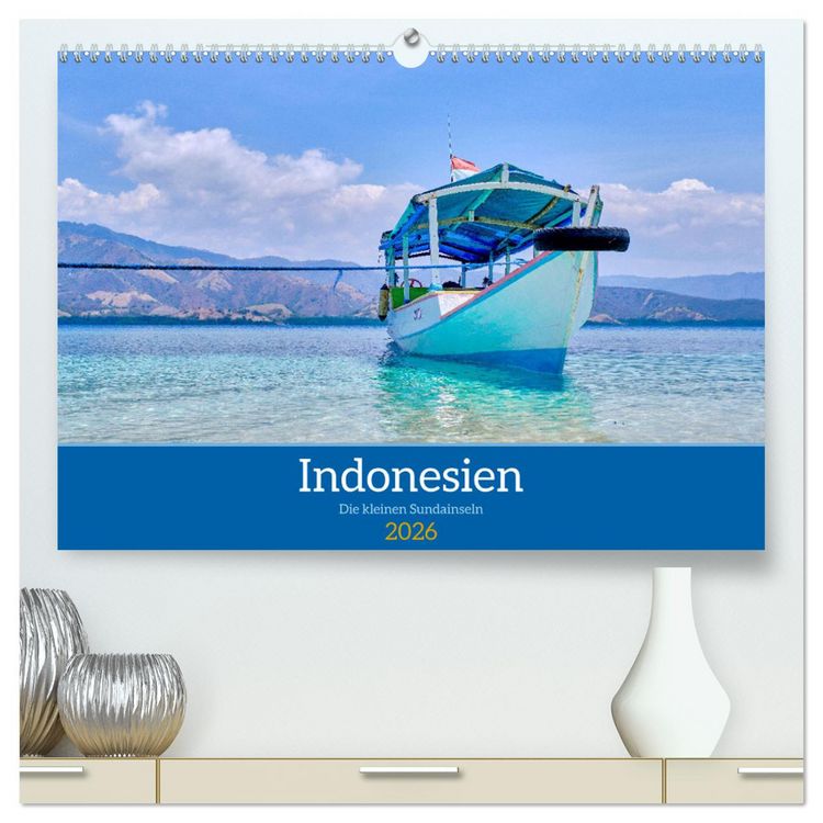 Produktbild: Indonesien - Die kleinen Sundainseln (hochwertiger Premium Wandkalender 2026 DIN A2 quer), Kunstdruck in Hochglanz