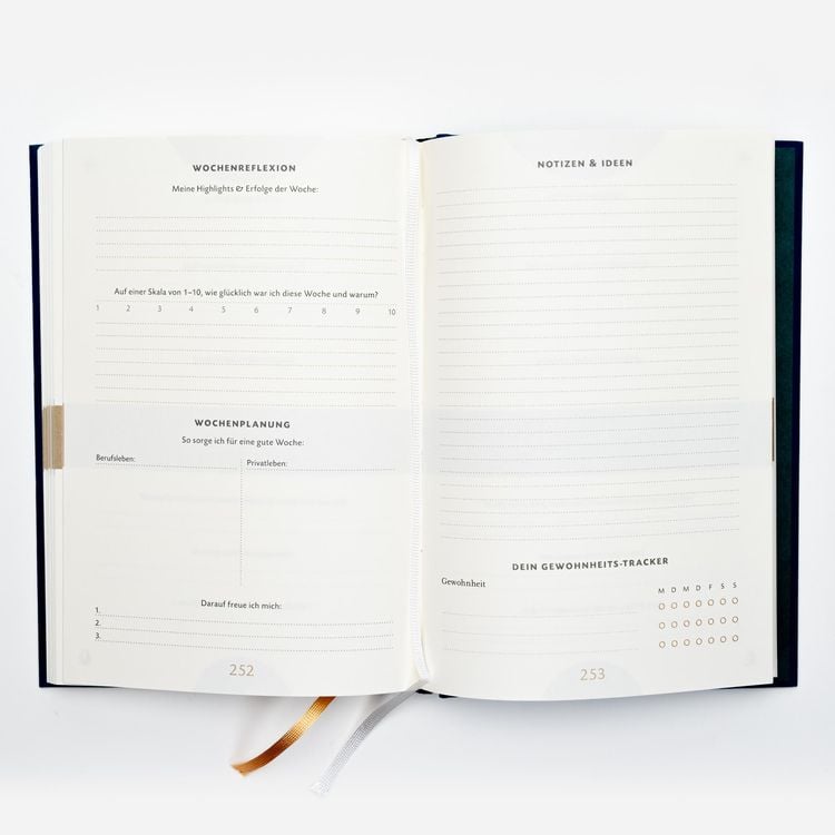 Produktbild: Das 6-Minuten-Tagebuch pur (opalblau)