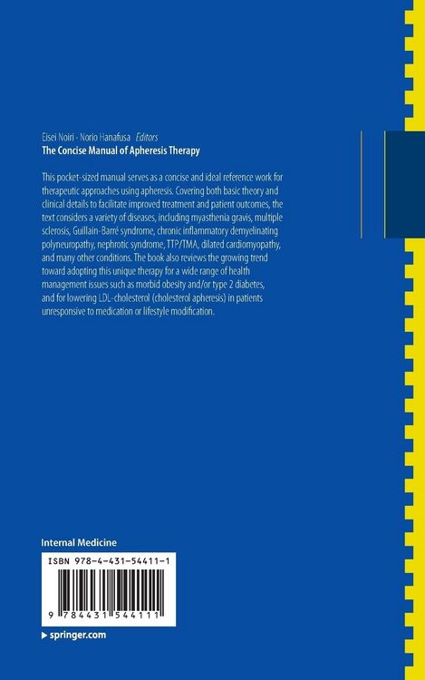 Produktbild: The Concise Manual of Apheresis Therapy