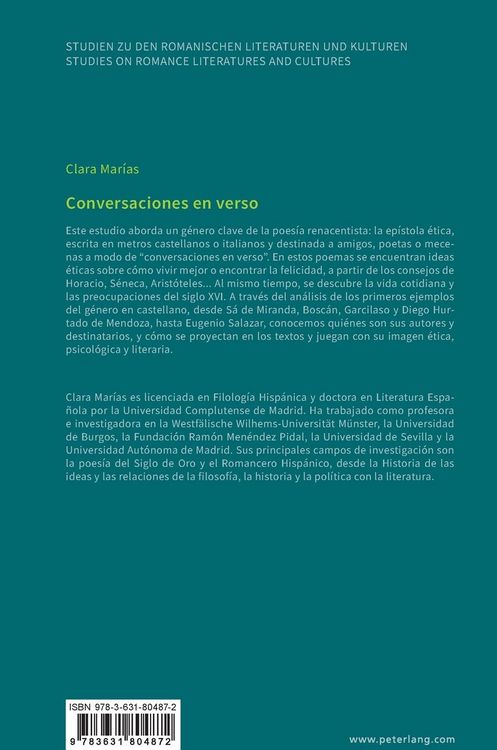 Produktbild: Conversaciones en verso