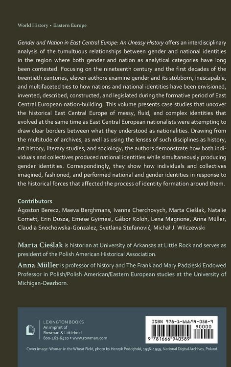 Produktbild: Gender and Nation in East Central Europe