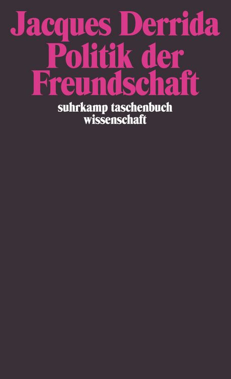 Produktbild: Politik der Freundschaft