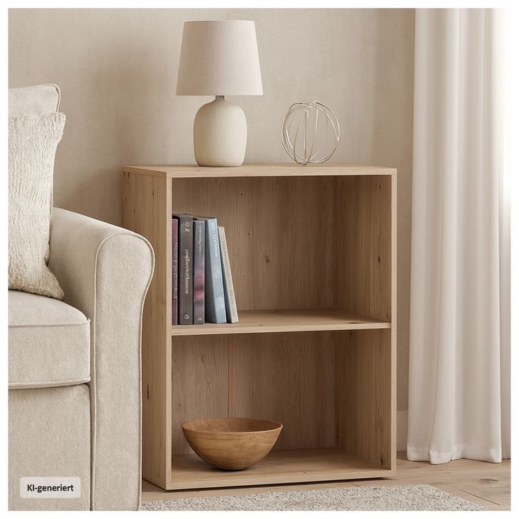 Produktbild: HTI-Line Regal Nina mit 2 Regalf&auml;chern Standregal Rack Regal Nina mit 2 Regalf&auml;chern Standregal Rack