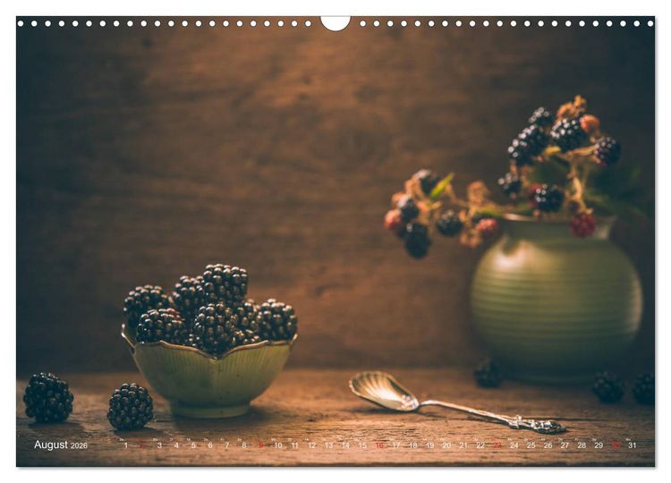 Produktbild: Beeren und Co. Stillleben (Wandkalender 2026 DIN A3 quer), CALVENDO Monatskalender