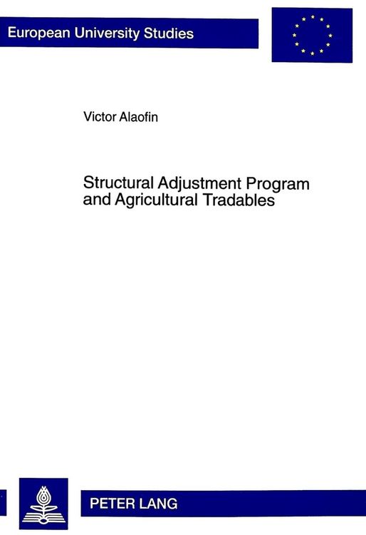 Produktbild: Structural Adjustment Program and Agricultural Tradables