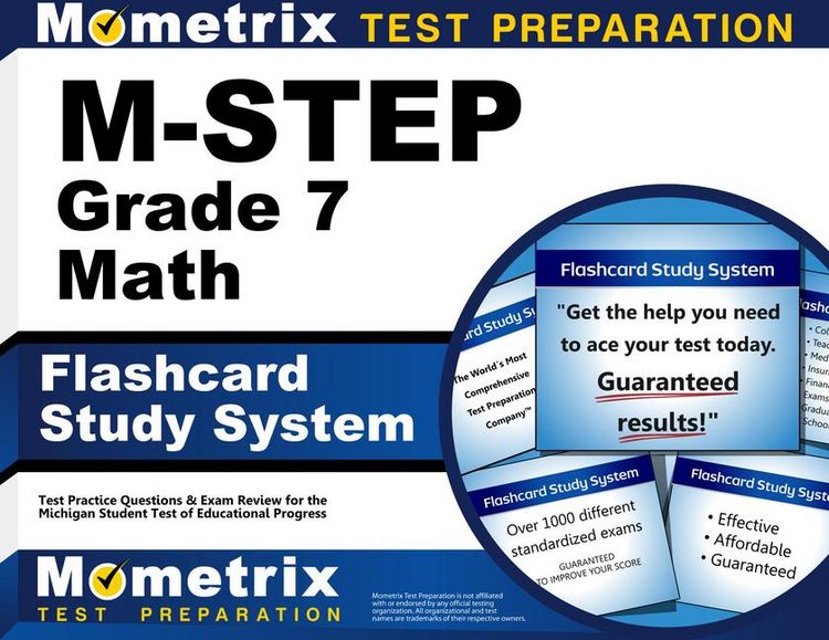 Produktbild: M-Step Grade 7 Mathematics Flashcard Study System