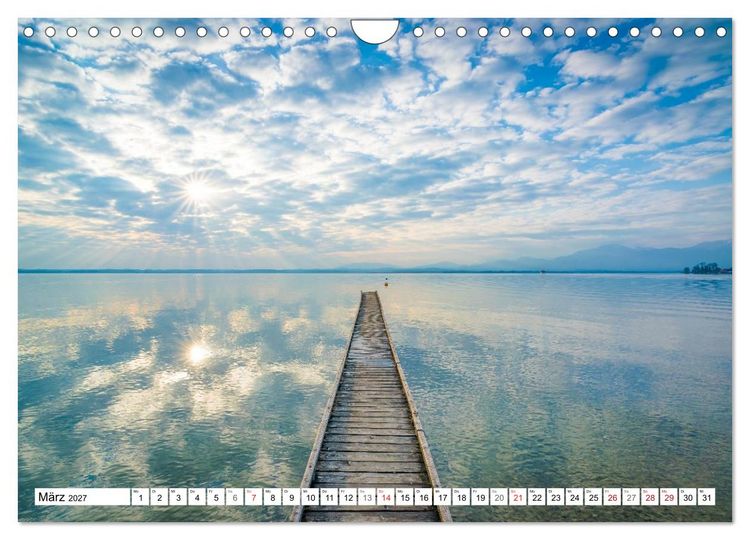 Produktbild: Der Chiemsee - Ansichten zum Tr&auml;umen (Wandkalender 2027 DIN A4 quer), CALVENDO Monatskalender