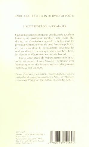 Produktbild: Locataires et sous locataires