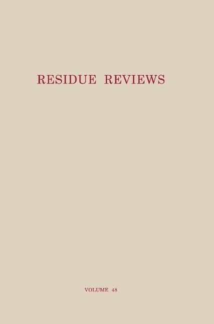 Produktbild: Residue Reviews