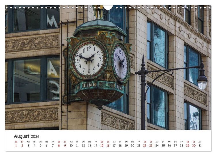 Produktbild: beeindruckendes Chicago (Wandkalender 2026 DIN A3 quer), CALVENDO Monatskalender