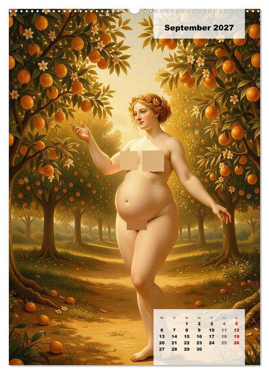 Produktbild: Entbl&ouml;&szlig;te Epochen &ndash; Renaissance (hochwertiger Premium Wandkalender 2027 DIN A2 hoch), Kunstdruck in Hochglanz