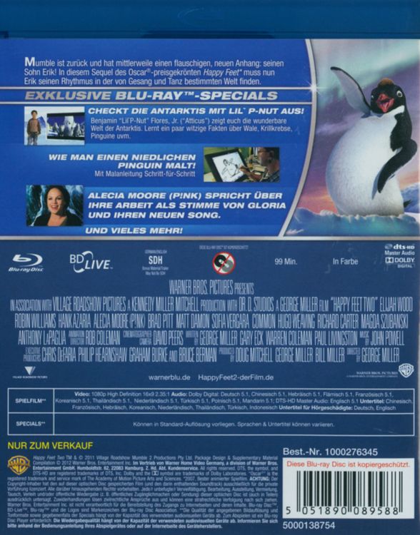 Produktbild: Happy Feet 2