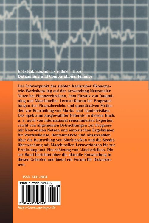 Produktbild: Datamining und Computational Finance