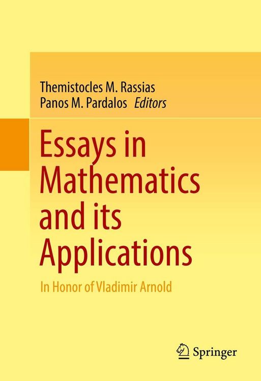 Produktbild: Essays in Mathematics and its Applications