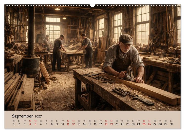 Produktbild: Ursprung: Berufe mit Geschichte. (Wandkalender 2027 DIN A2 quer), CALVENDO Monatskalender