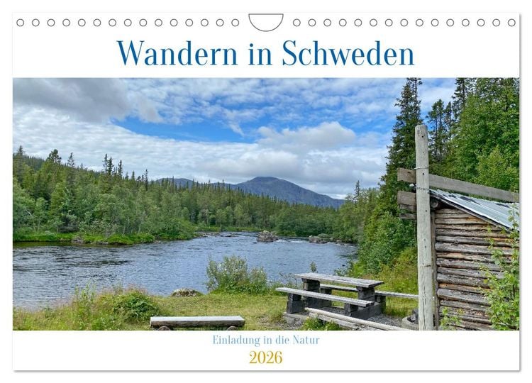 Produktbild: Wandern in Schweden - Einladung in die Natur (Wandkalender 2026 DIN A4 quer), CALVENDO Monatskalender
