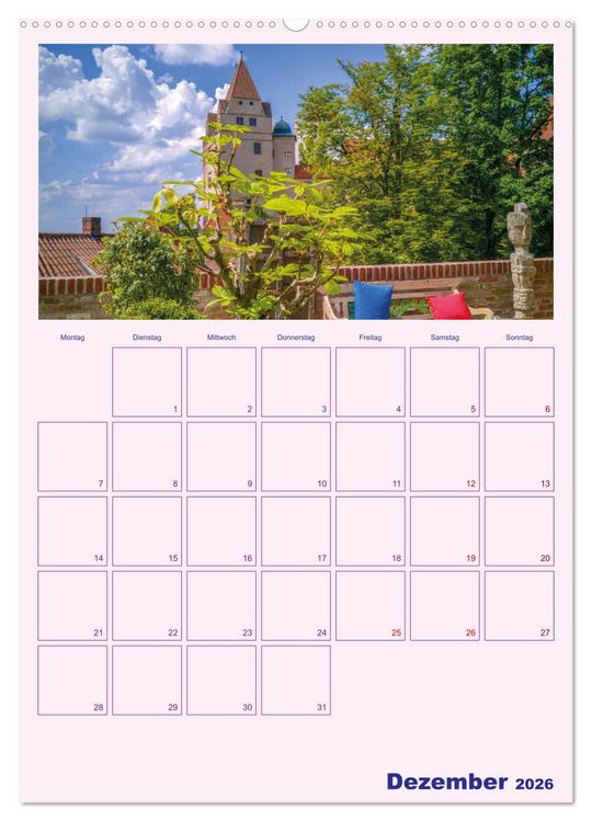 Produktbild: Rund um Bayern (Wandkalender 2026 DIN A2 hoch), CALVENDO Monatskalender