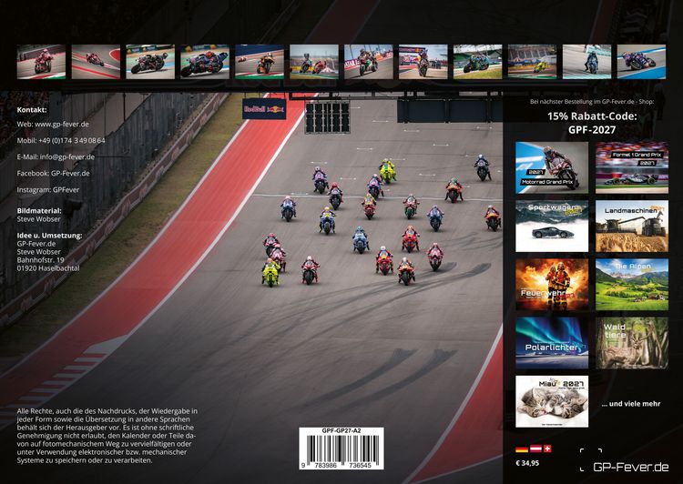 Produktbild: Motorrad Grand Prix 2027 - Kalender | MotoGP DIN A2