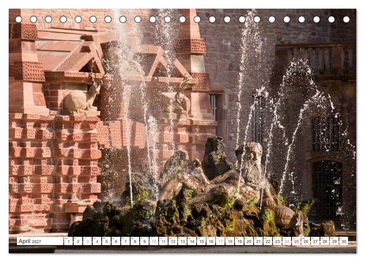 Produktbild: Baden-W&uuml;rttemberg - Heidelberg (Tischkalender 2027 DIN A5 quer), CALVENDO Monatskalender