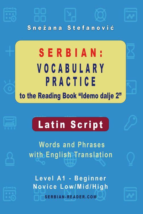 Produktbild: Serbian: Vocabulary Practice to the Reading Book "Idemo dalje 2" - Latin Script