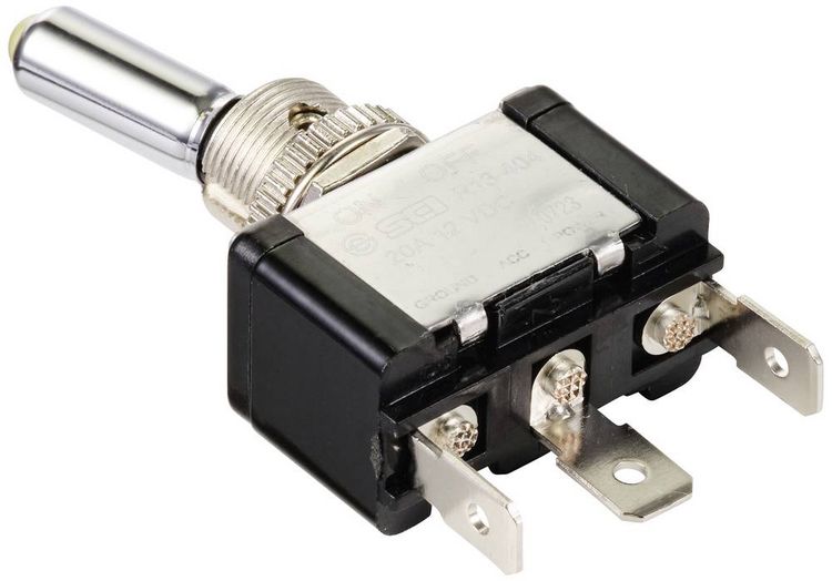 Produktbild: TRU COMPONENTS TC-11193836 Kippschalter 12 V/DC 20A 1 x Aus/Ein rastend 1St.