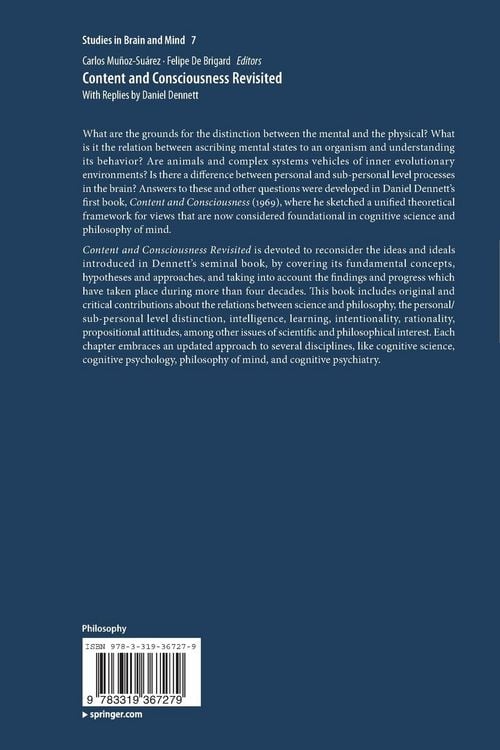 Produktbild: Content and Consciousness Revisited
