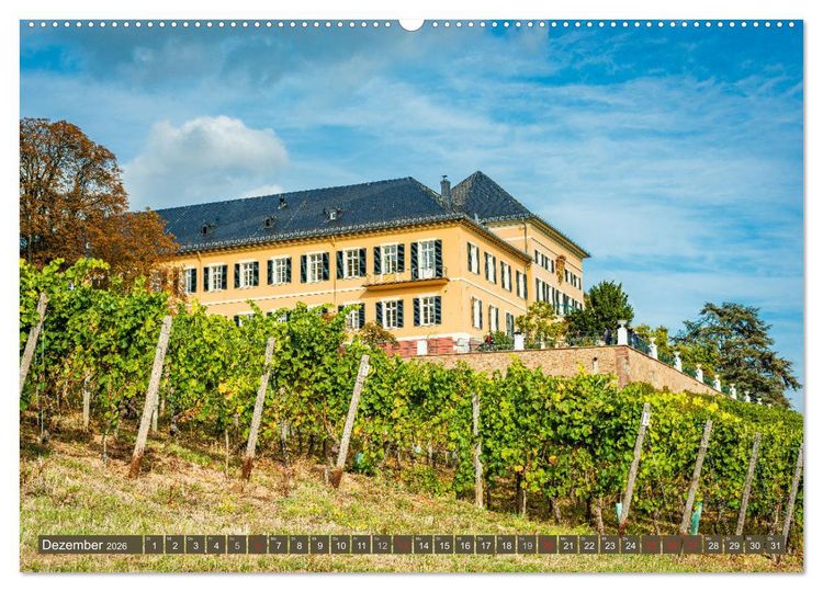 Produktbild: Kulturlandschaft Rheingau (hochwertiger Premium Wandkalender 2026 DIN A2 quer), Kunstdruck in Hochglanz