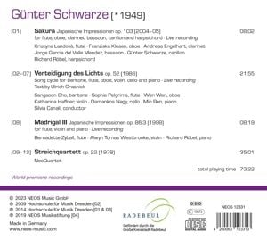 Produktbild: G&uuml;nter Schwarze: Chamber Music