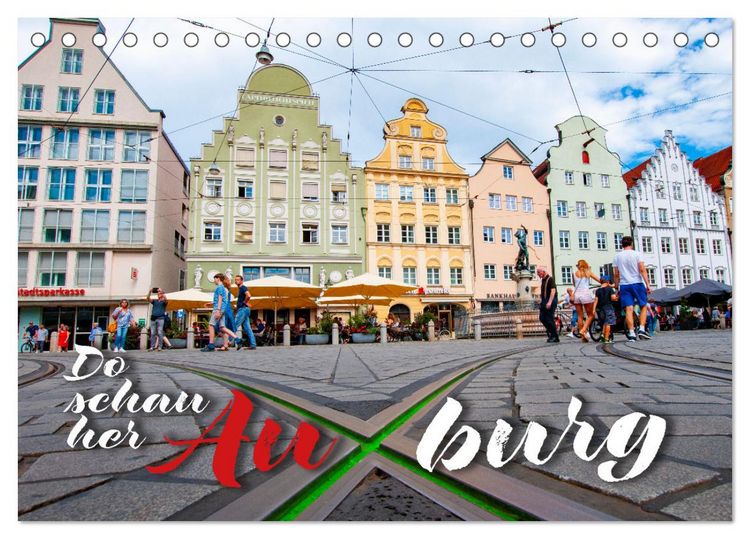 Produktbild: Da schau her &ndash; Auxburg (Tischkalender 2026 DIN A5 quer), CALVENDO Monatskalender