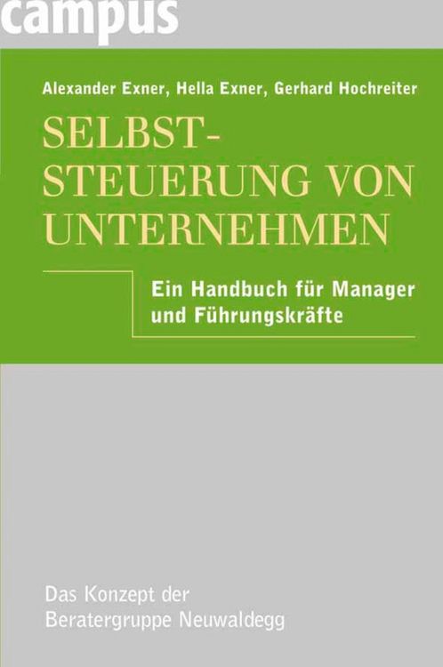 Produktbild: Selbststeuerung von Unternehmen