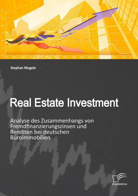 Produktbild: Real Estate Investment: Analyse des Zusammenhangs von Fremdfinanzierungszinsen und Renditen bei deutschen B&uuml;roimmobilien