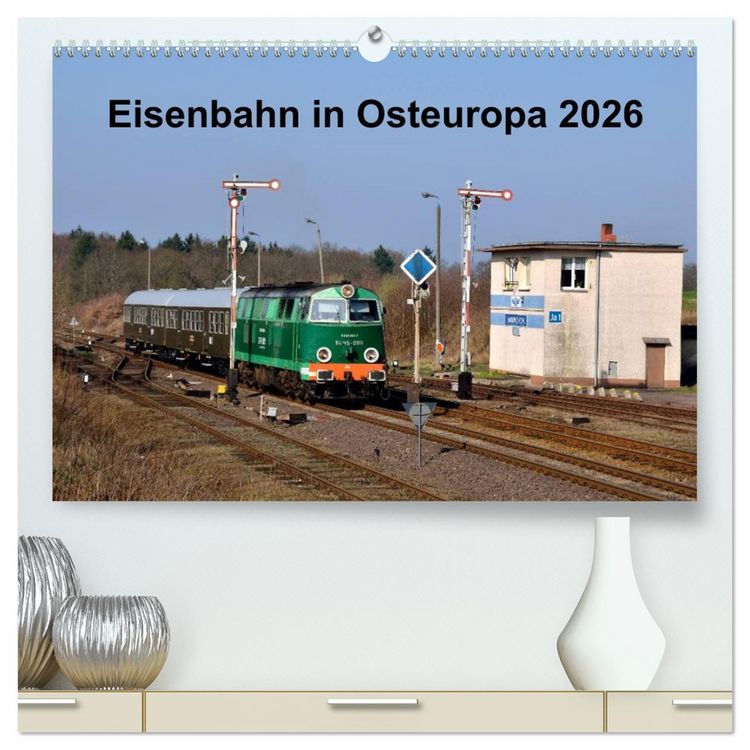 Produktbild: Eisenbahn Kalender 2026 - Oberlausitz und Nachbarl&auml;nder (hochwertiger Premium Wandkalender 2026 DIN A2 quer), Kunstdruck in Hochglanz