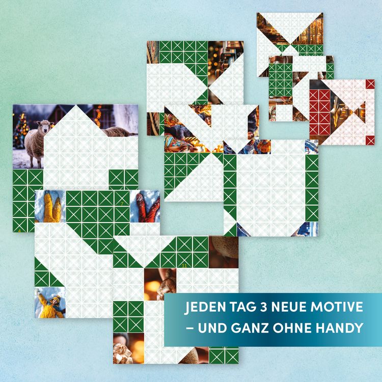 Produktbild: Foldology &ndash; Der Origami-R&auml;tsel-Adventskalender