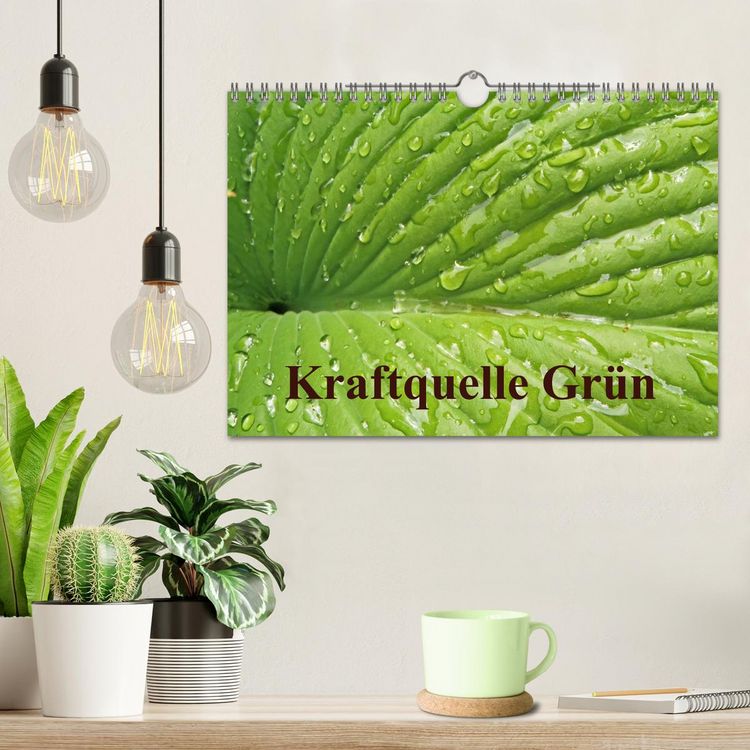 Produktbild: Kraftquelle Gr&uuml;n (Wandkalender 2026 DIN A4 quer), CALVENDO Monatskalender