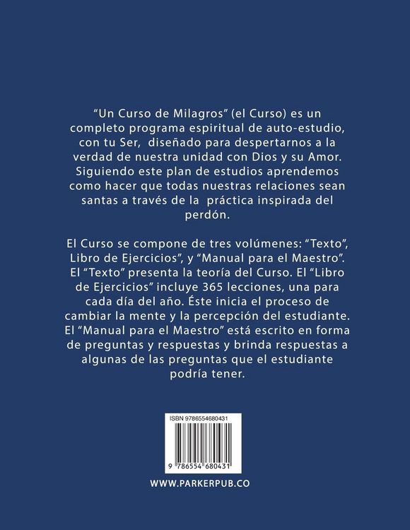 Produktbild: Un Curso de Milagros