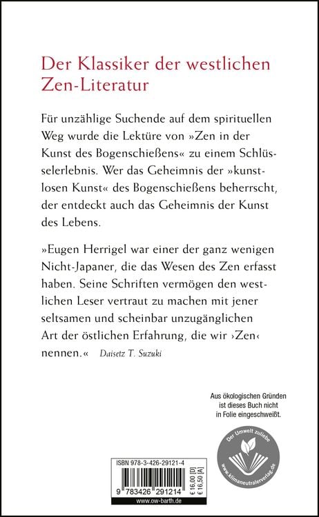 Produktbild: Zen in der Kunst des Bogenschie&szlig;ens