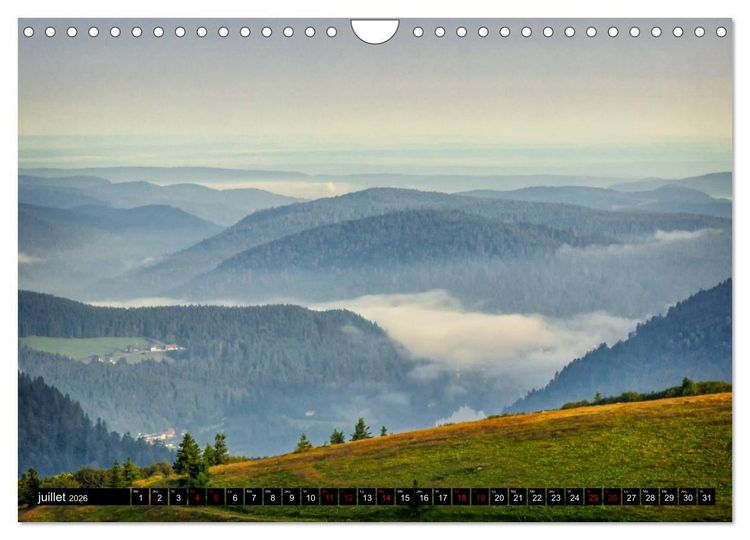 Produktbild: L'&eacute;t&eacute; dans les Vosges (Calendrier mural 2026 DIN A4 vertical), CALVENDO calendrier mensuel