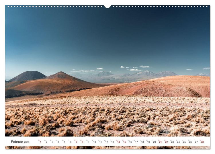 Produktbild: Chile - Die stille Kraft der Atacama (hochwertiger Premium Wandkalender 2026 DIN A2 quer), Kunstdruck in Hochglanz