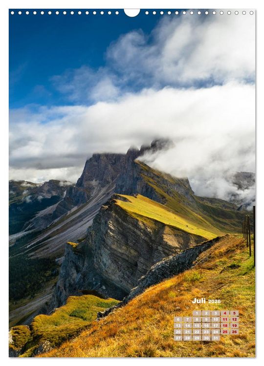 Produktbild: Dolomiten, ein Meer aus Bergen by VogtArt (Wandkalender 2026 DIN A3 hoch), CALVENDO Monatskalender