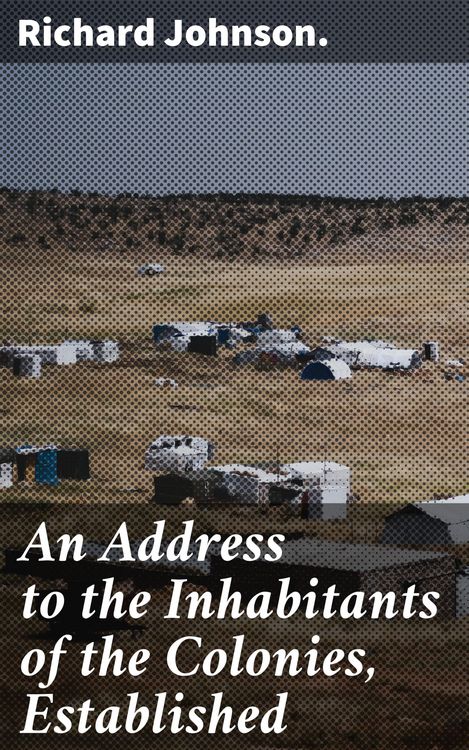 Produktbild: An Address to the Inhabitants of the Colonies, Established