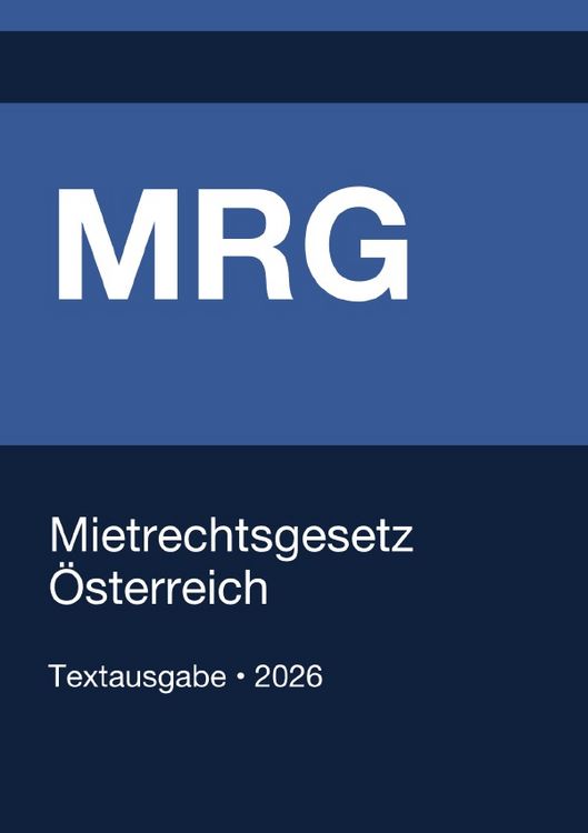Produktbild: MRG - Mietrechtsgesetz &Ouml;sterreich 2026