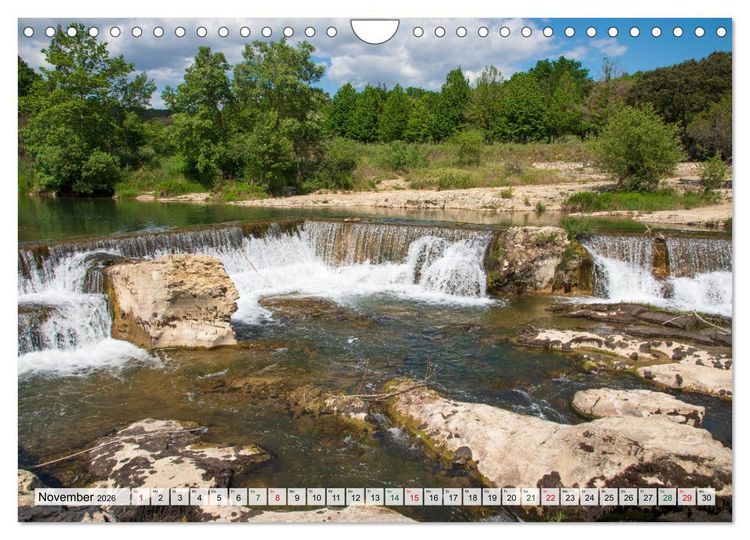 Produktbild: Kaskaden von Sautadet (Wandkalender 2026 DIN A4 quer), CALVENDO Monatskalender