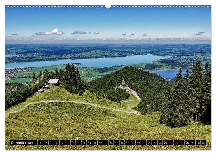 Produktbild: Allg&auml;u - Natur pur (hochwertiger Premium Wandkalender 2026 DIN A2 quer), Kunstdruck in Hochglanz