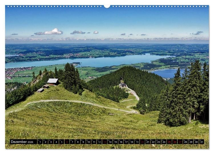 Produktbild: Allg&auml;u - Natur pur (Wandkalender 2026 DIN A2 quer), CALVENDO Monatskalender