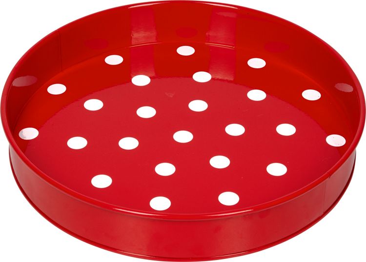 Produktbild: Metall-Tablett - Fr&ouml;hliche Tupfen