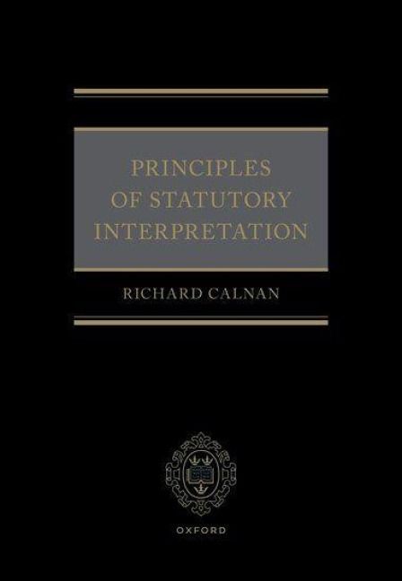 Produktbild: Principles of Statutory Interpretation