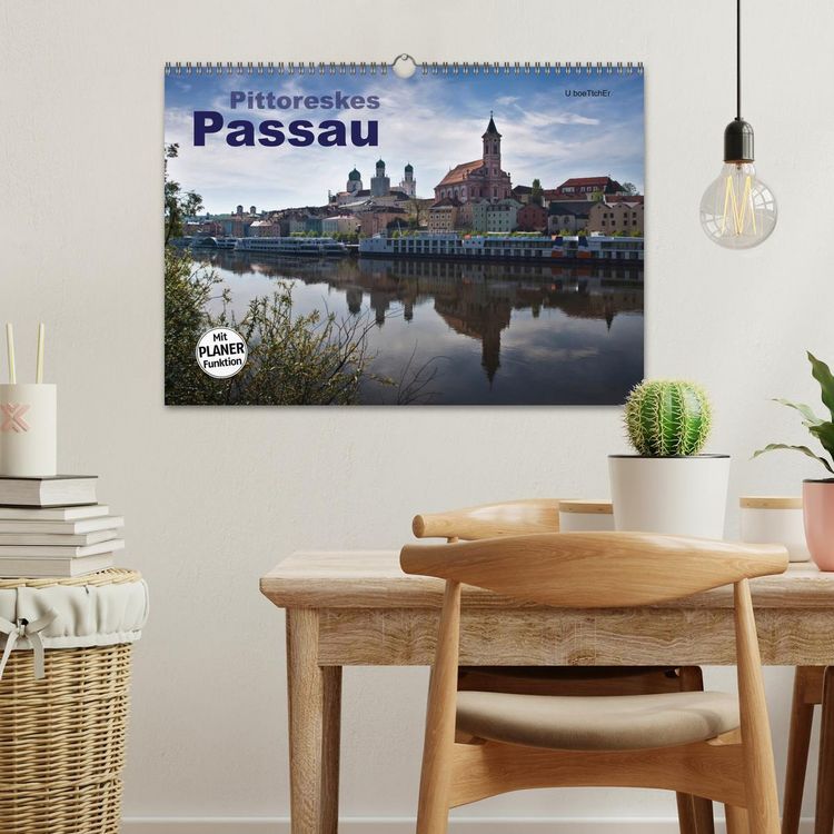 Produktbild: Pittoreskes Passau (Wandkalender 2026 DIN A3 quer), CALVENDO Monatskalender