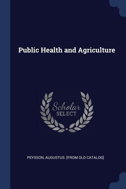 Produktbild: Public Health and Agriculture