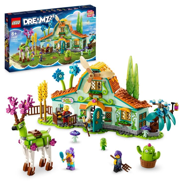 Bild vom Artikel LEGO DREAMZzz 71459 Stall der Traumwesen, Fantasie-Stall-Spielzeug vom Autor 